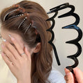 WaveGrip Non Slip Toothed Headband for Women Fashion Sports & Face Wash Hair Band