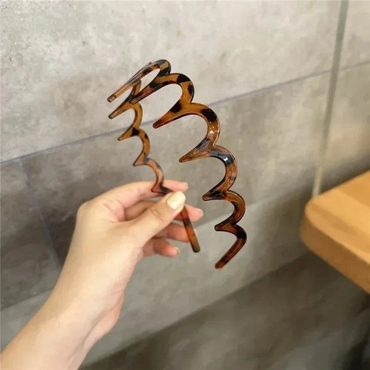 WaveGrip Non Slip Toothed Headband for Women Fashion Sports & Face Wash Hair Band