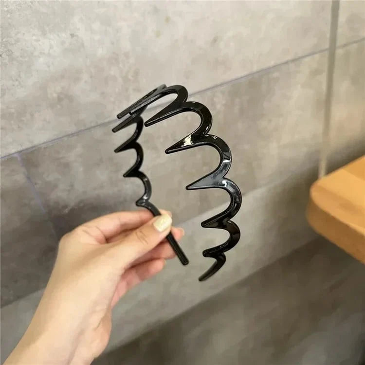 WaveGrip Non Slip Toothed Headband for Women Fashion Sports & Face Wash Hair Band