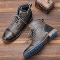 Stylish Mens Leather Ankle Boots Comfortable & Durable Footwear for Every Occasion