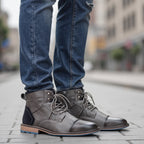Stylish Mens Leather Ankle Boots Comfortable & Durable Footwear for Every Occasion