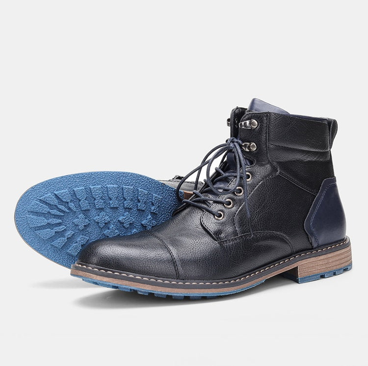 Stylish Mens Leather Ankle Boots Comfortable & Durable Footwear for Every Occasion