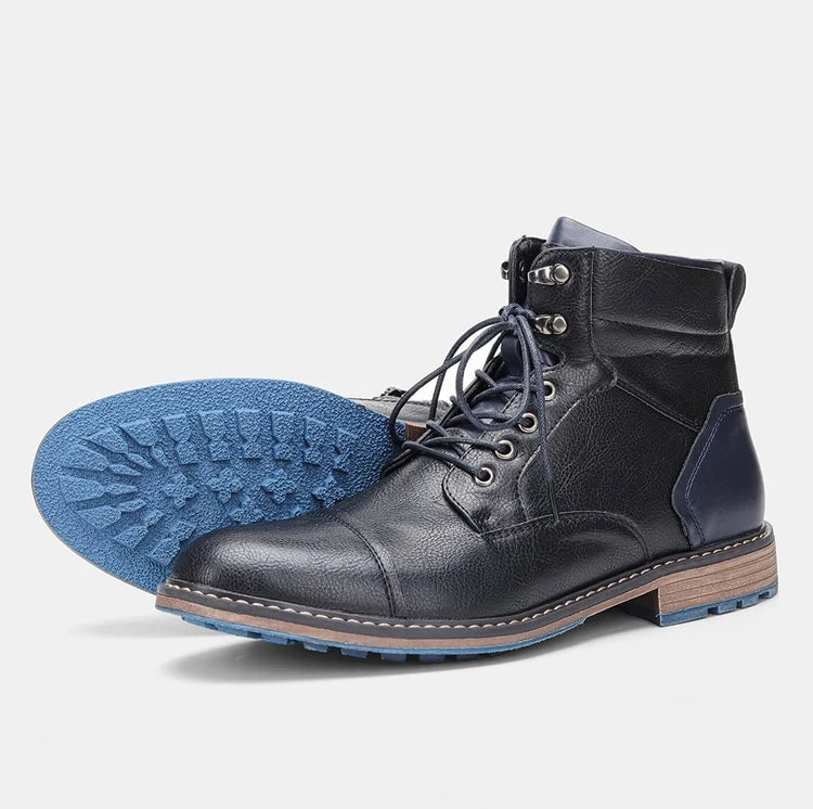 Stylish Mens Leather Ankle Boots Comfortable & Durable Footwear for Every Occasion