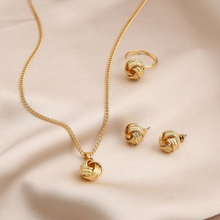 Twist Knot Jewelry Set