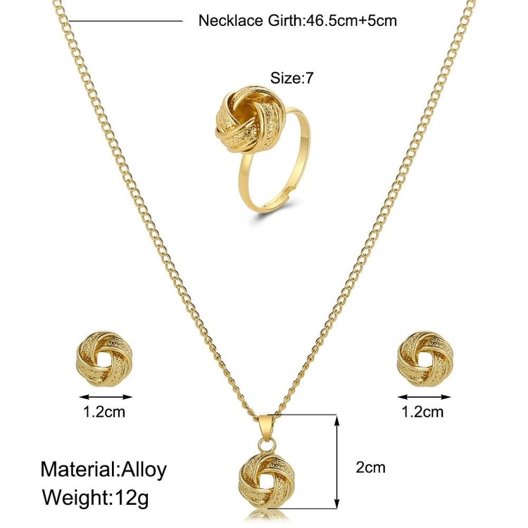 Twist Knot Jewelry Set