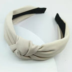 Leopard Print Knotted Headband Women Fabric Hair Accessories