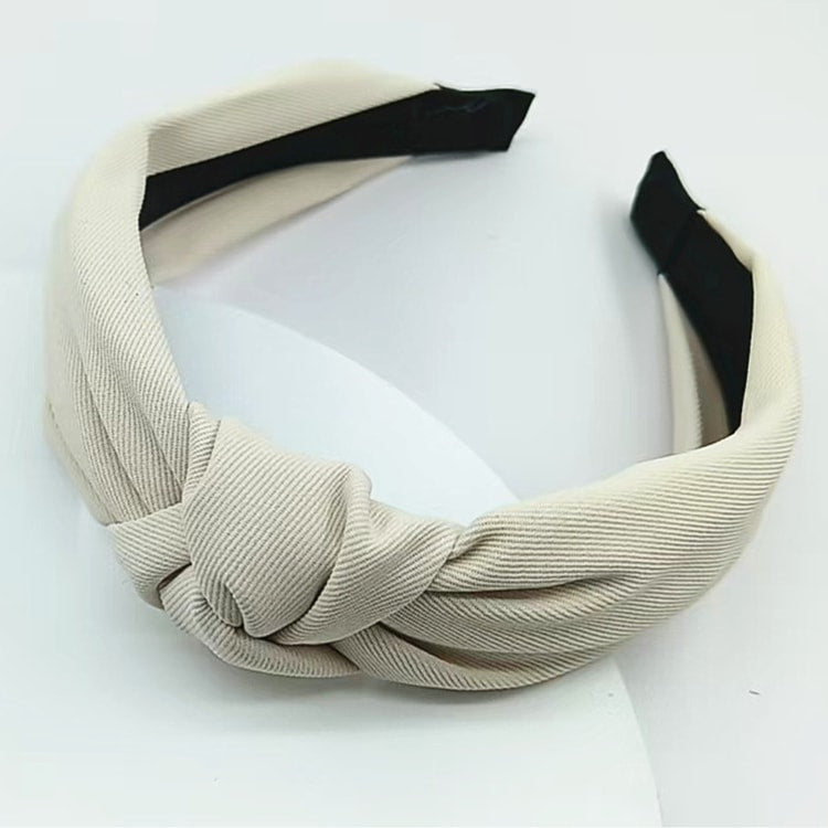 Leopard Print Knotted Headband Women Fabric Hair Accessories