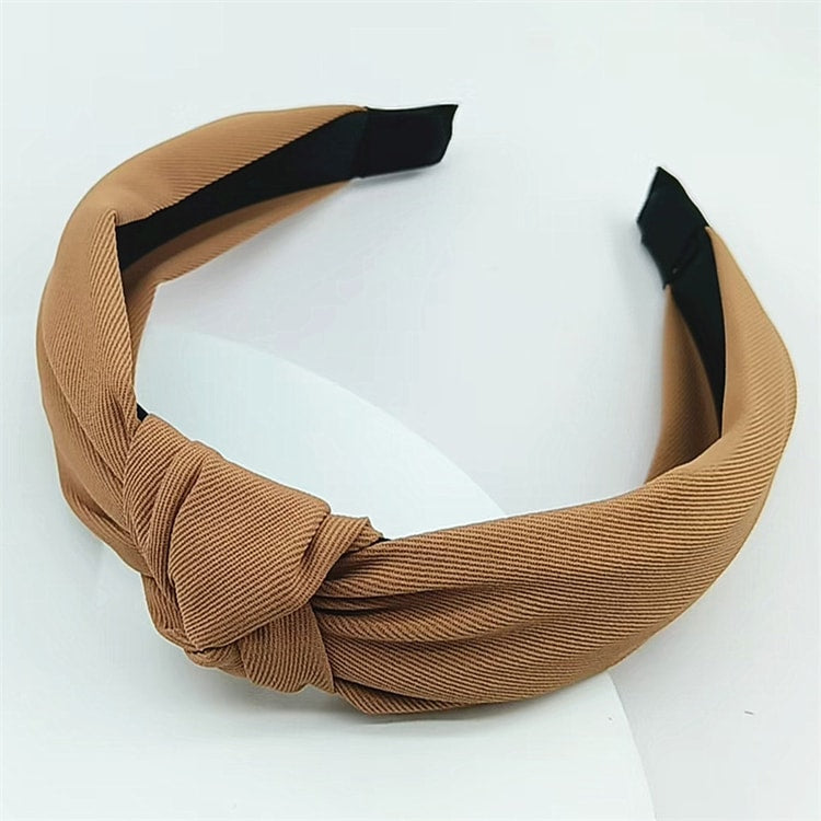 Leopard Print Knotted Headband Women Fabric Hair Accessories