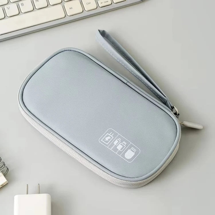 Portable Travel Accessories Organizer Pouch - Small Electronics Storage Bag