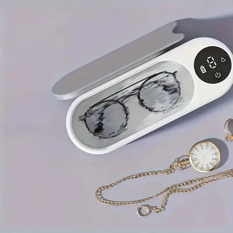Wireless Ultrasonic Glasses Cleaner for Eyewear, Jewelry & Accessories