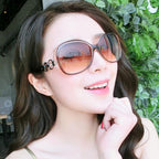 New Fashion Sunglasses Trend Large Frame Sunglasses Women Gradient Street Photo Glasses