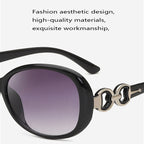 New Fashion Sunglasses Trend Large Frame Sunglasses Women Gradient Street Photo Glasses