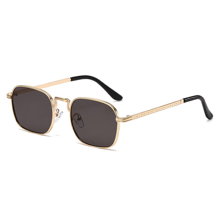 Vintage Square Metal Sunglasses Retro Designer Sunglasses for Men & Women