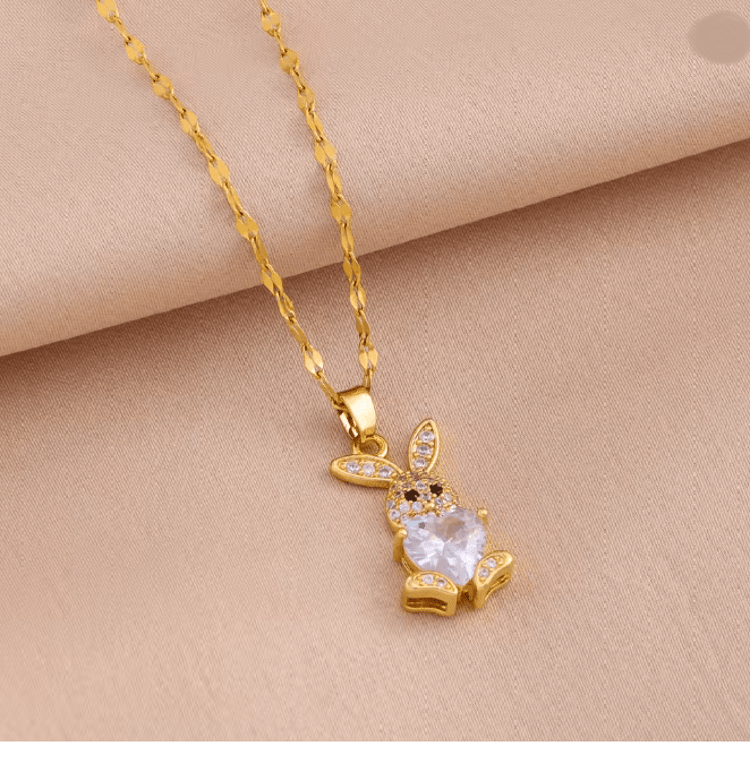 BunnyGleam Stainless Steel Jewelry Set