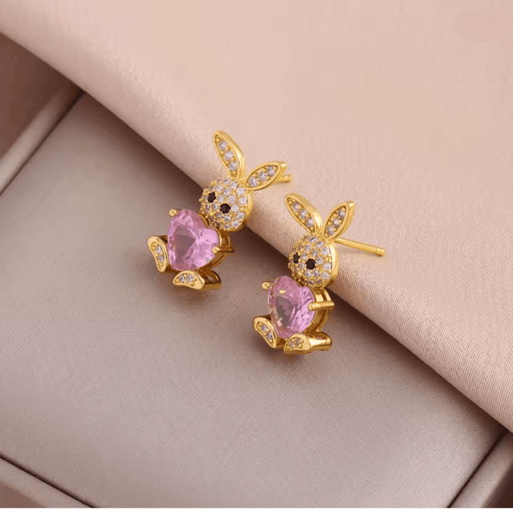 BunnyGleam Stainless Steel Jewelry Set